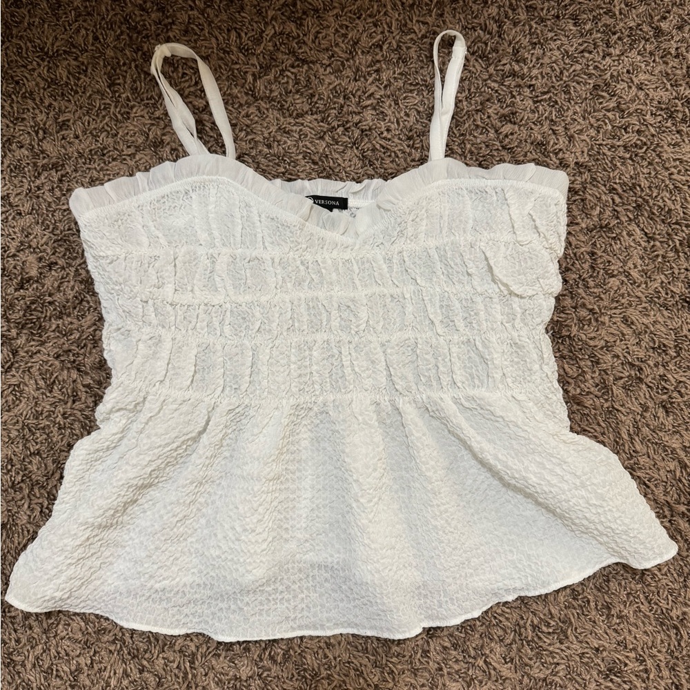 ⭐️3 for $30 | Versona white tank